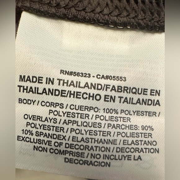 Nike Golf Mens brown, long sleeve polo with enforced sleeves. Medium - Picture 5 of 6